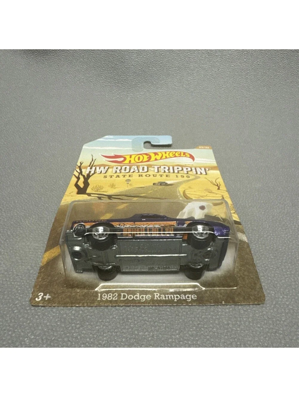 Hot Wheels 1982 Dodge Rampage, HW Road Trippin' State Route 190 23/32 Purple